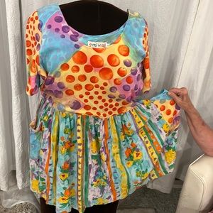 Jams world bib style medium-large summer dress with 2 pockets